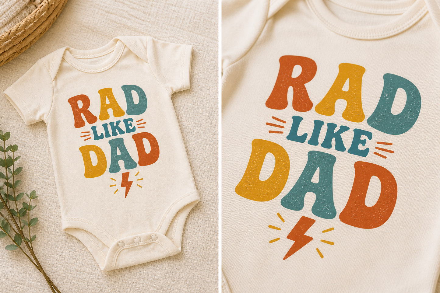 Rad Like Dad Onesie