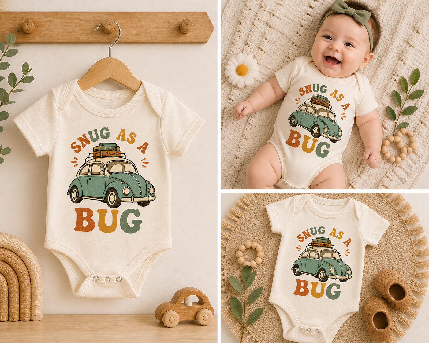 Snug As A Bug Onesie