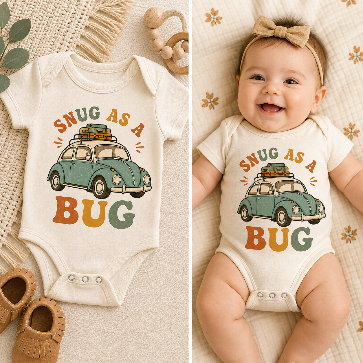 Snug As A Bug Onesie