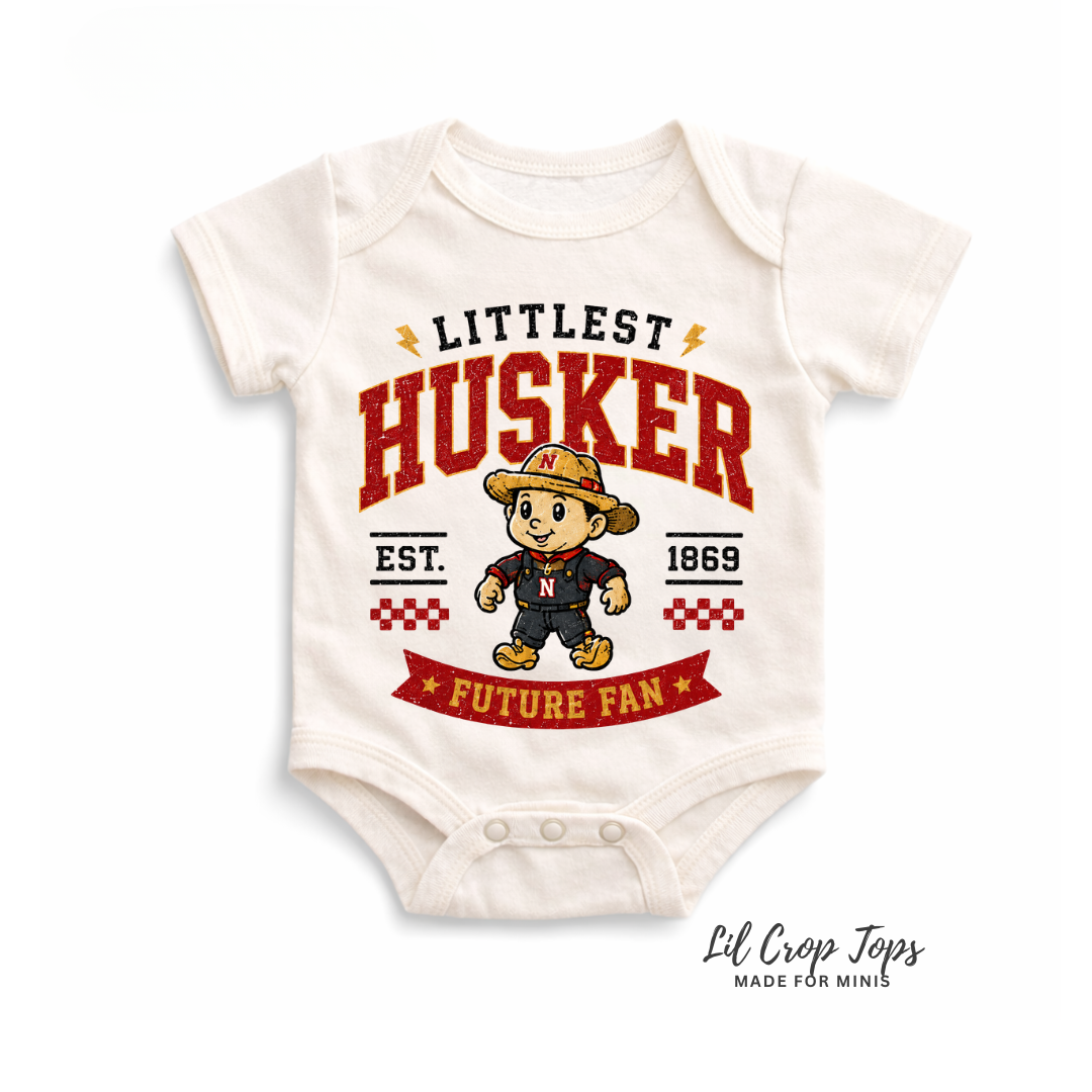 Littlest Husker Onesie