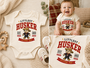 Littlest Husker Onesie
