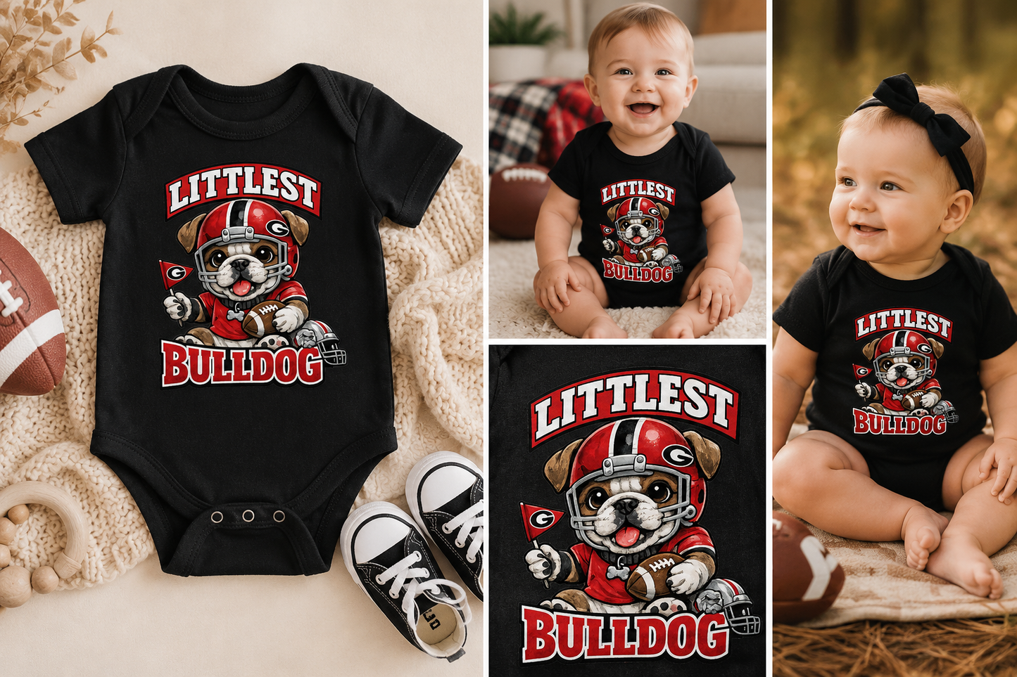 Littlest Bulldog 2 Onesie