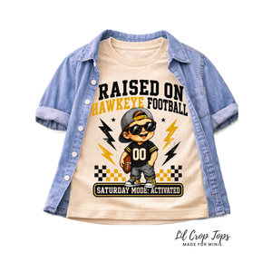 Raised on Hawkeye Football Toddler