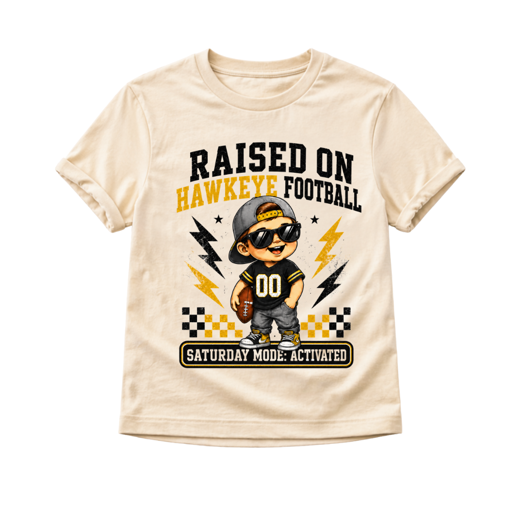 Raised on Hawkeye Football Toddler