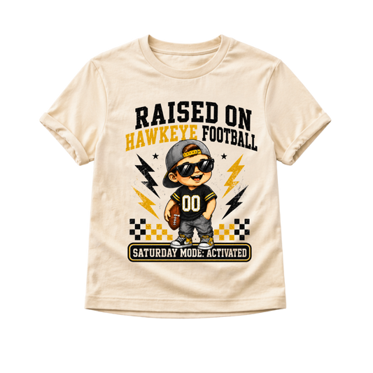Raised on Hawkeye Football Toddler