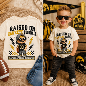 Raised on Hawkeye Football Toddler