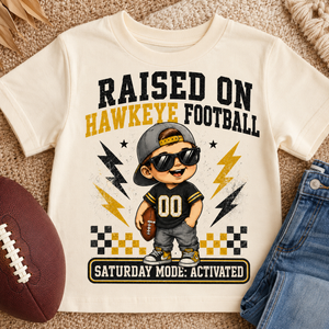 Raised on Hawkeye Football Toddler