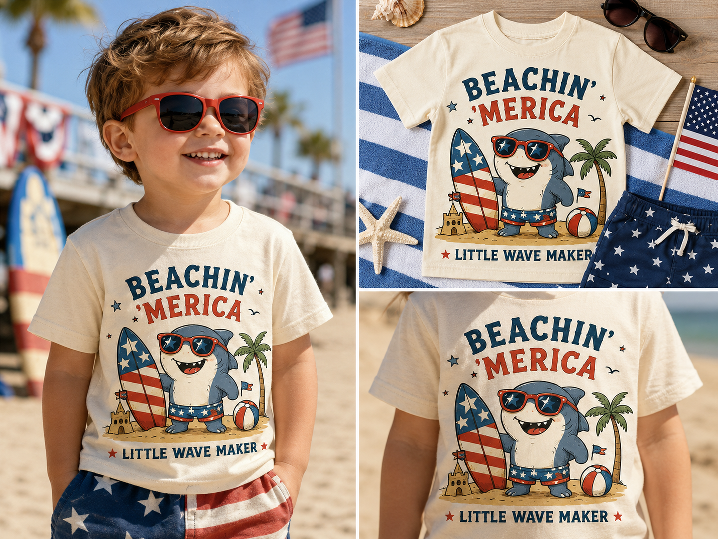 Beachin Merica Toddler