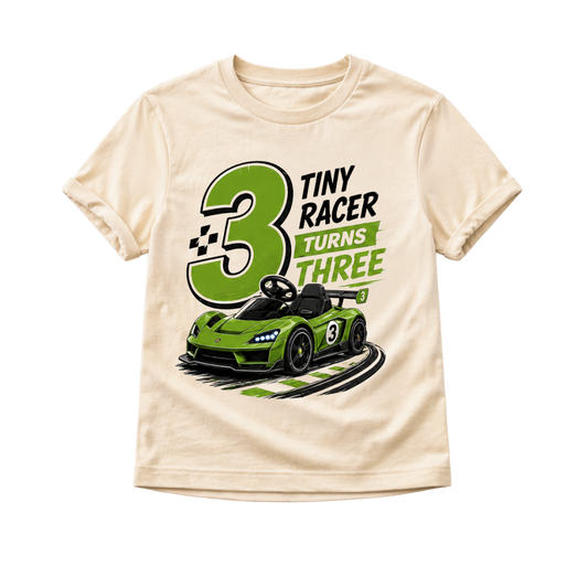 Tiny Racer Turns Three Toddler