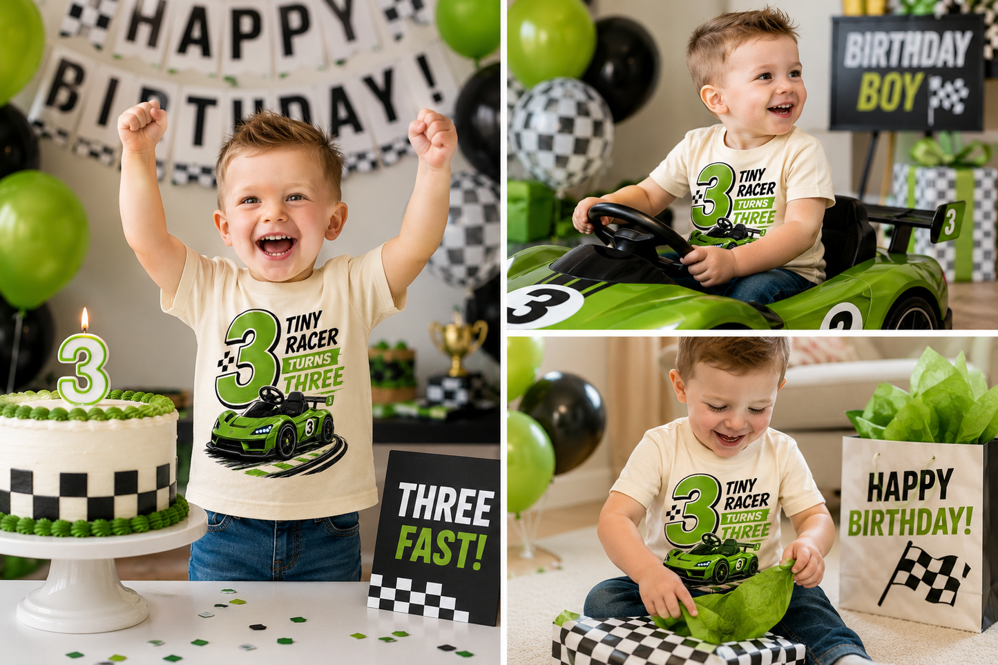 Tiny Racer Turns Three Toddler