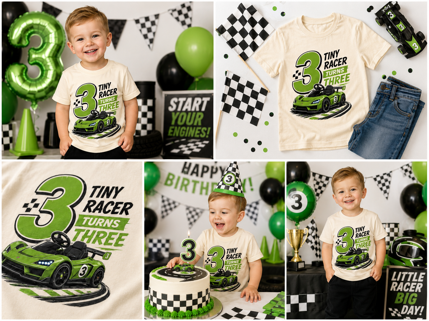 Tiny Racer Turns Three Toddler