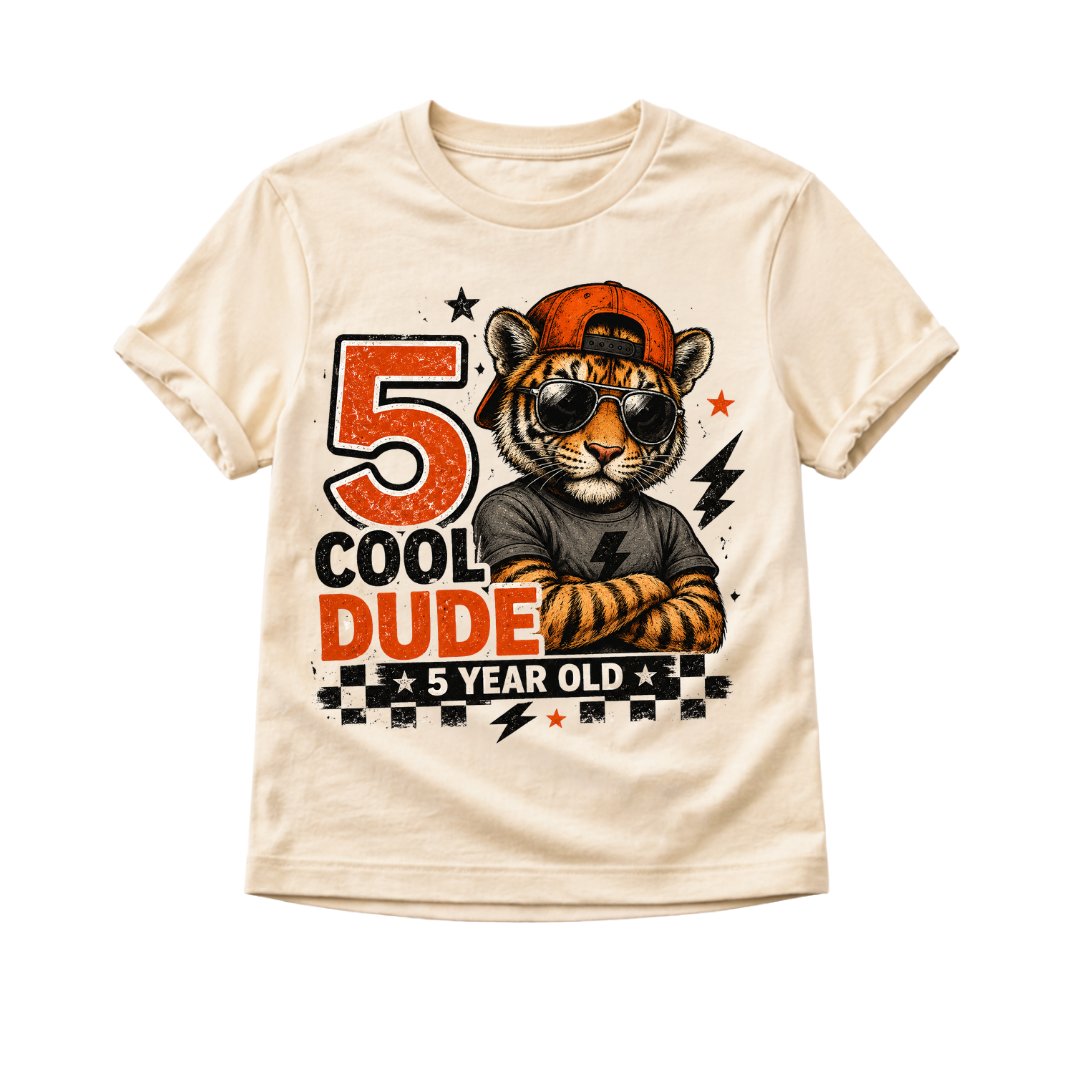 Five Cool Dude Toddler
