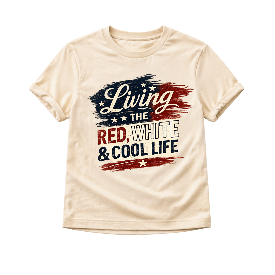 Living The Red White and Cool Life Toddler