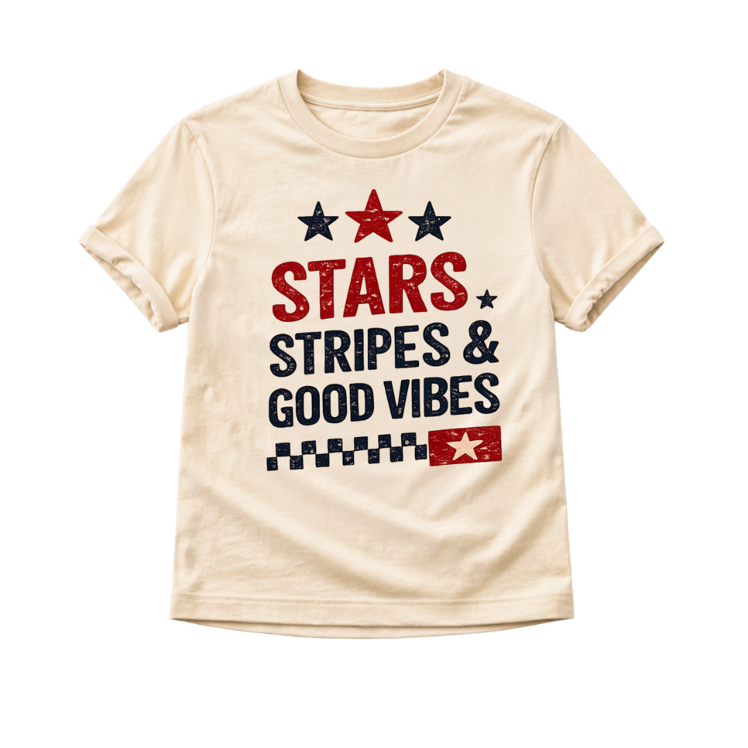 Stars Stripes and Good Vibes Toddler