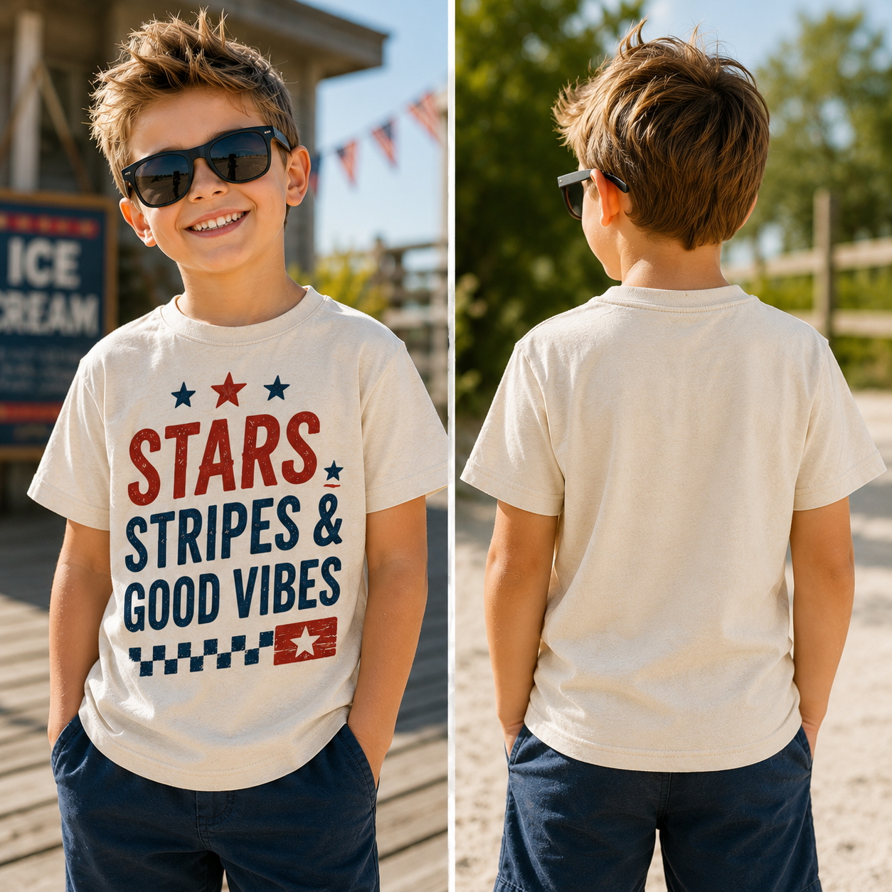 Stars Stripes and Good Vibes Toddler