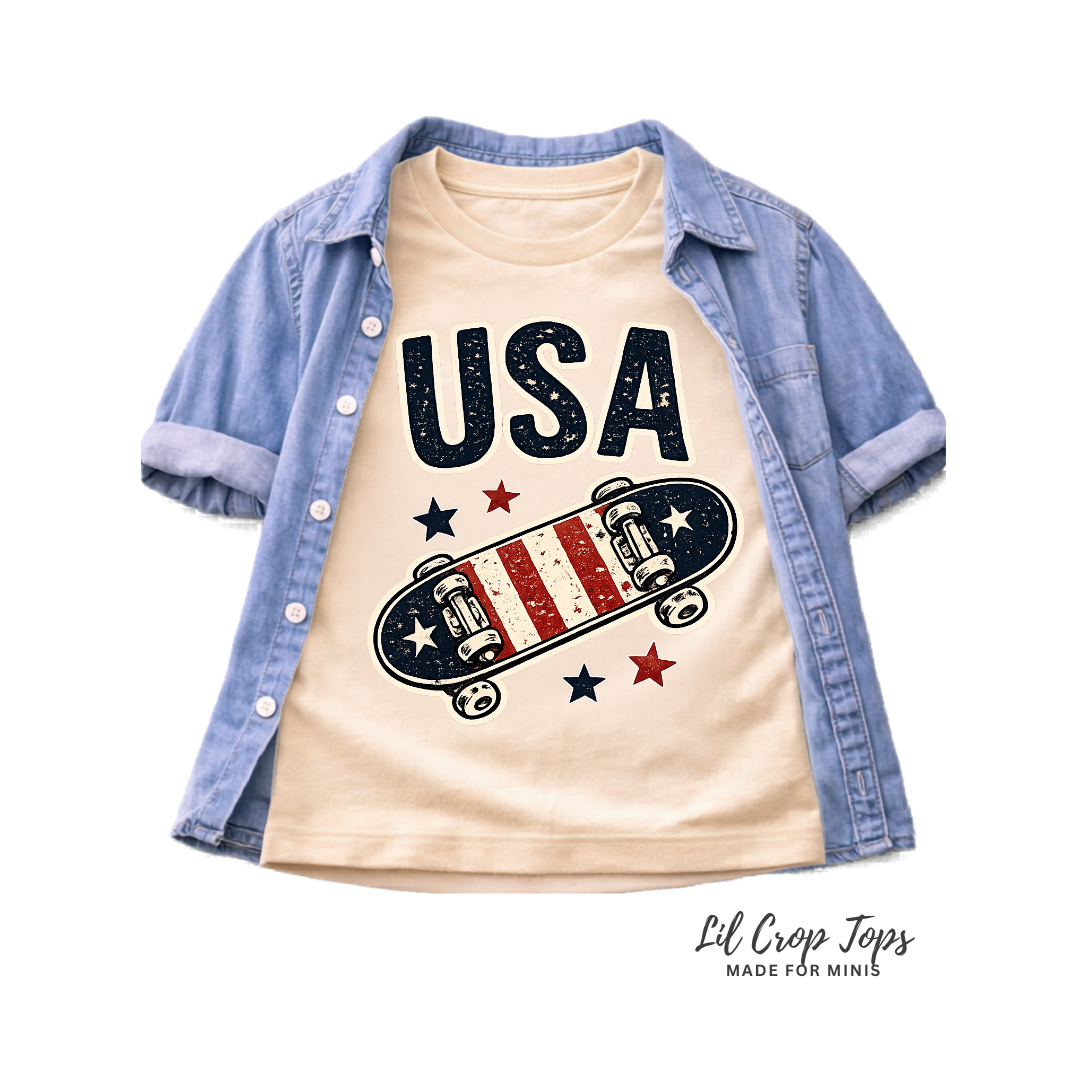 USA Patriotic Skateboard Toddler