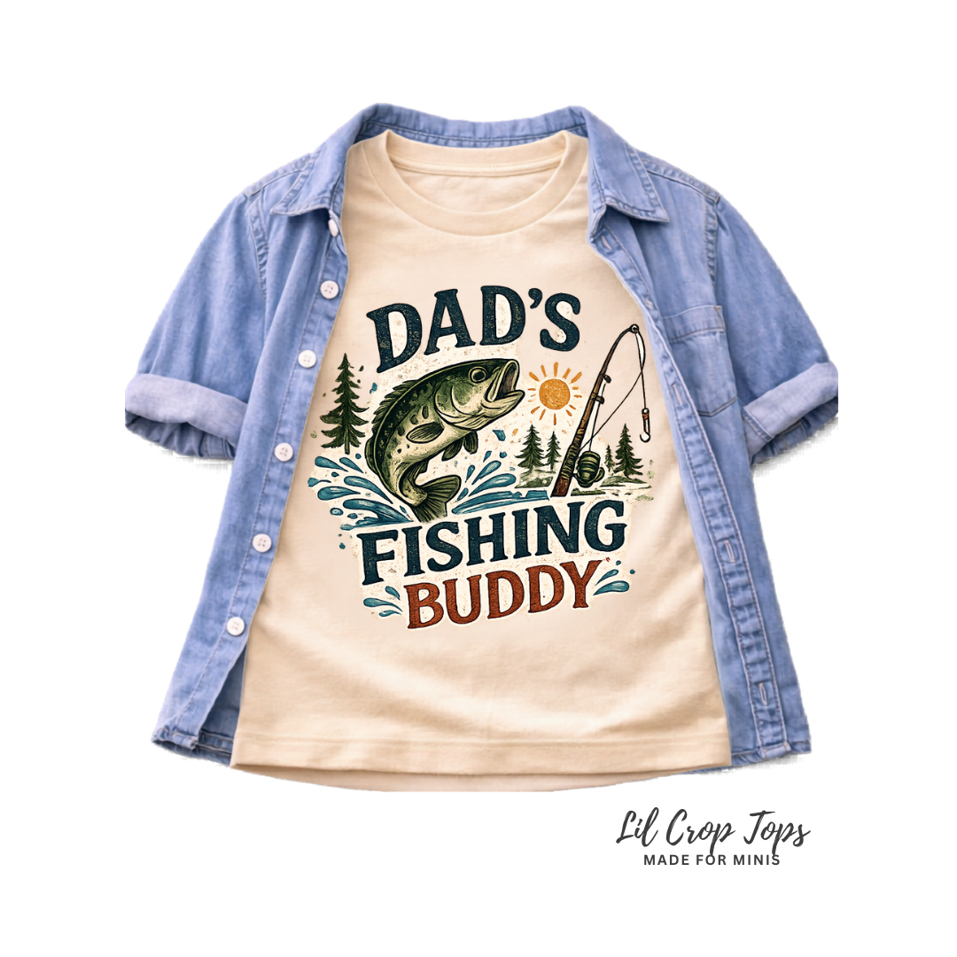 Dads Fishing Buddy Toddler
