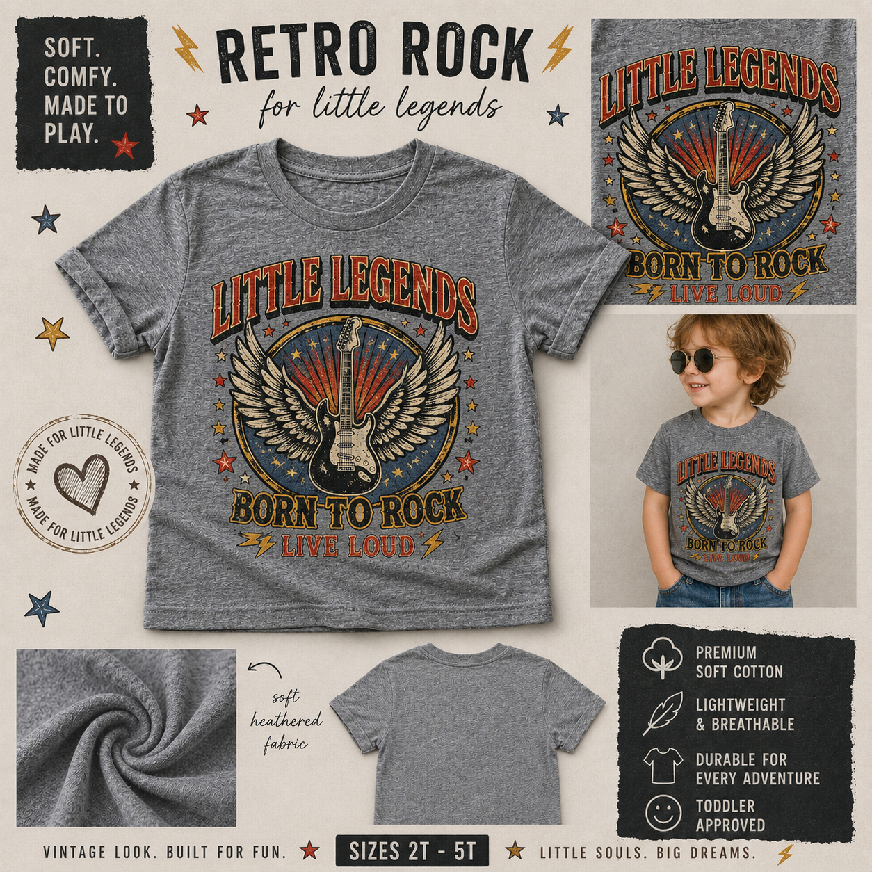 Little Legends - Rock - Toddler