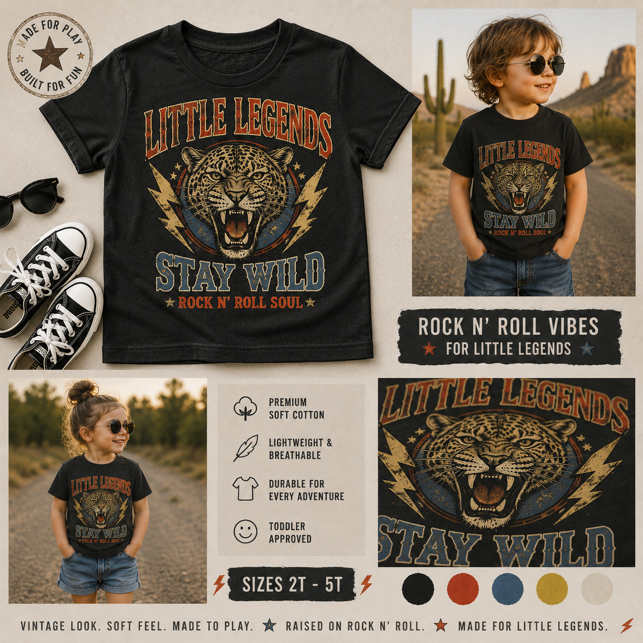 Little Legends Stay Wild Toddler