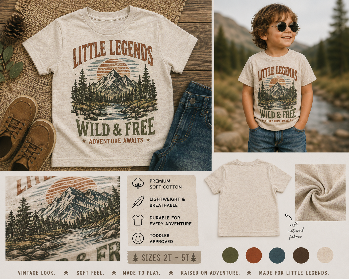 Little Legends Wild & Free Toddler