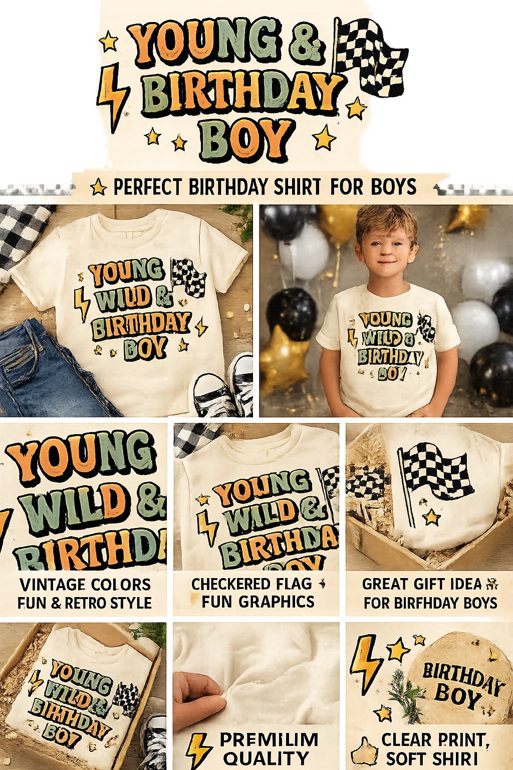 Young Wild & Birthday Boy Toddler