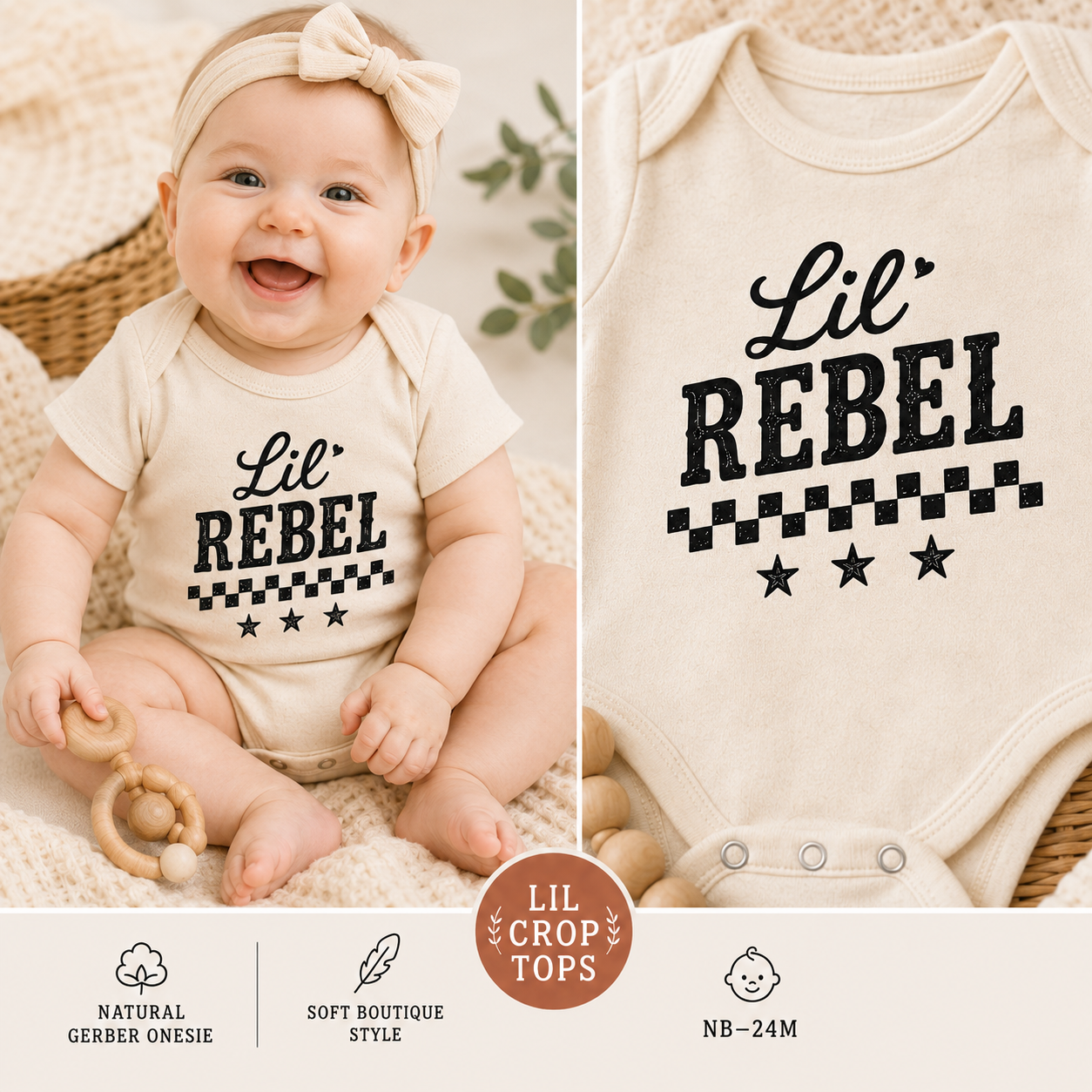 Lil Rebel Onesie