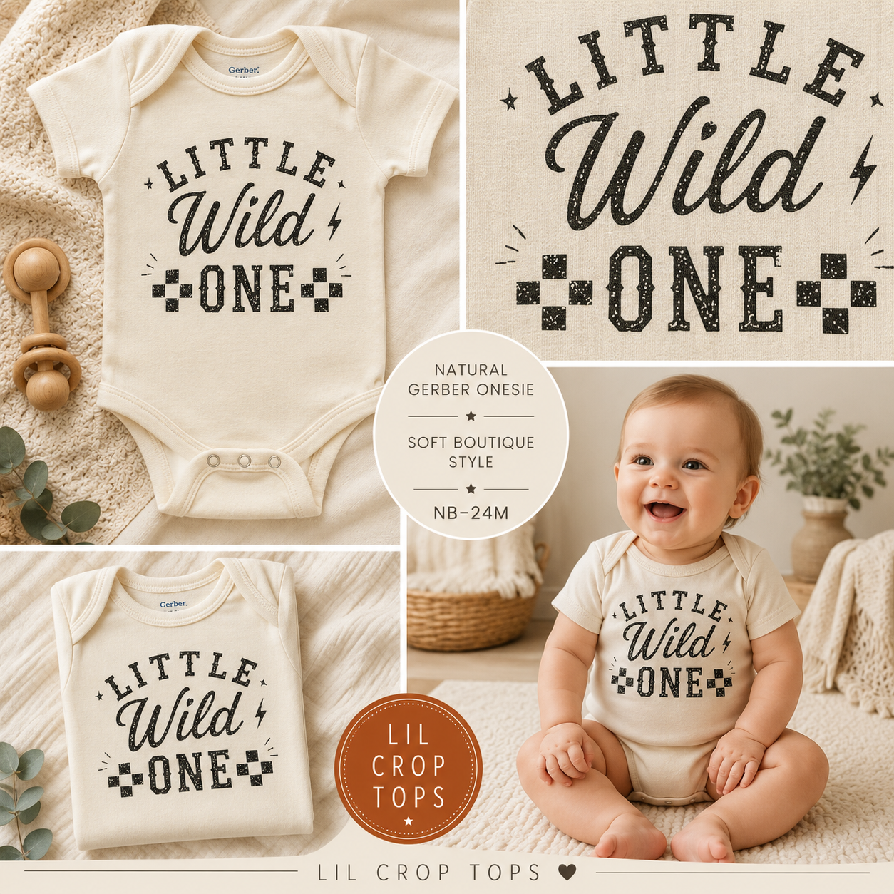 Little Wild One Onesie