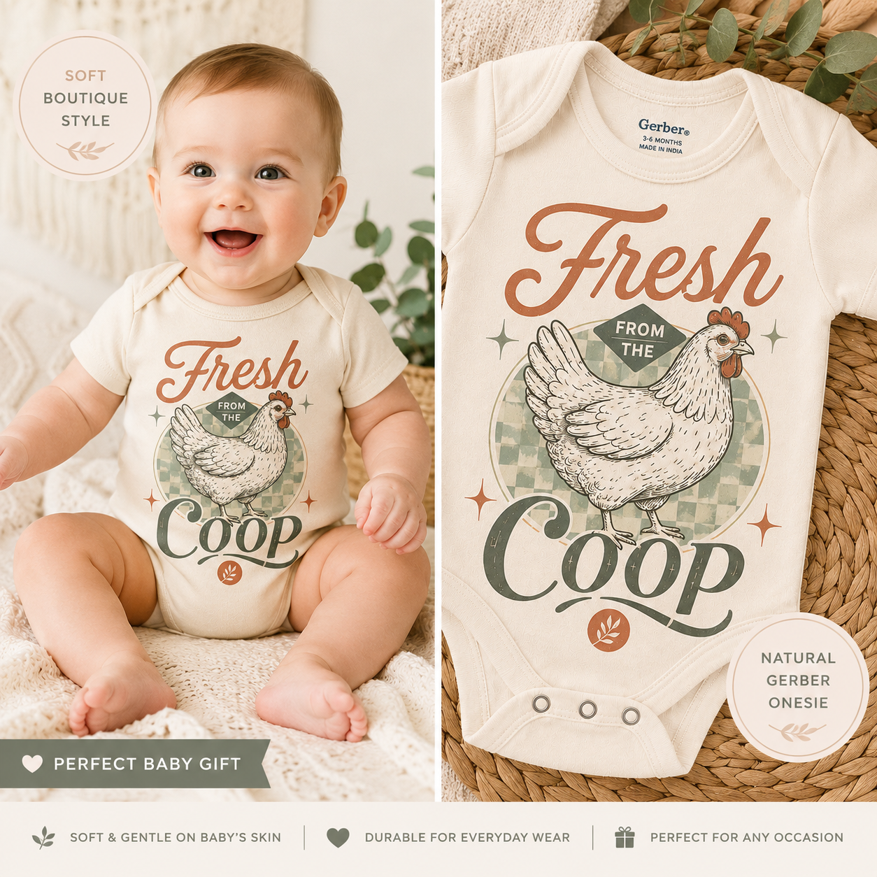 Fresh From the Coop Onesie