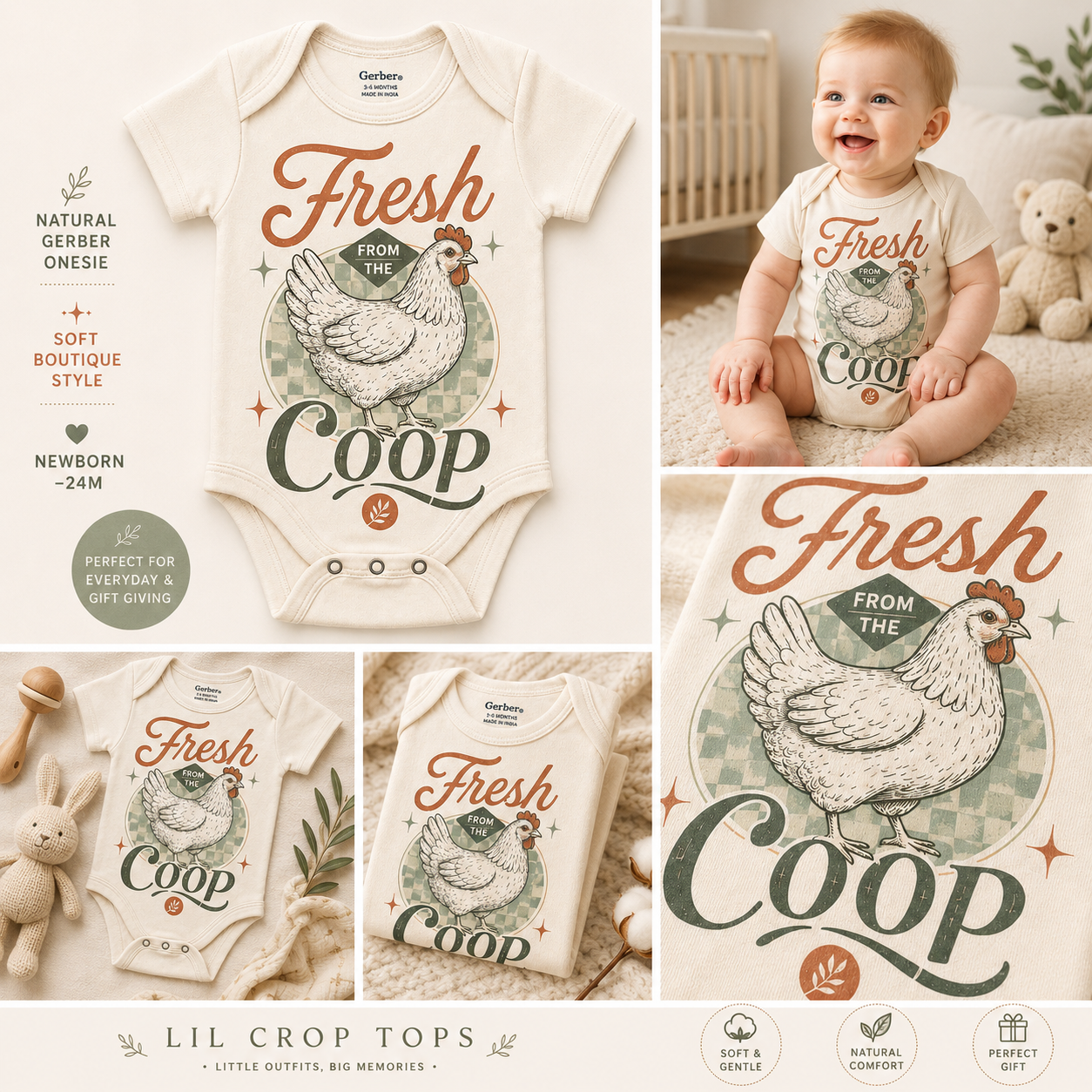 Fresh From the Coop Onesie