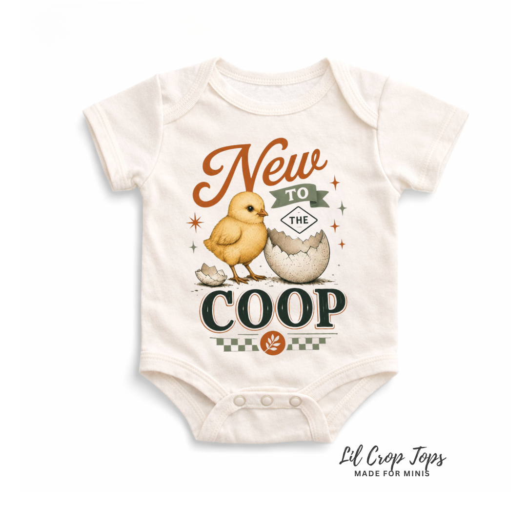 New to the Coop Onesie