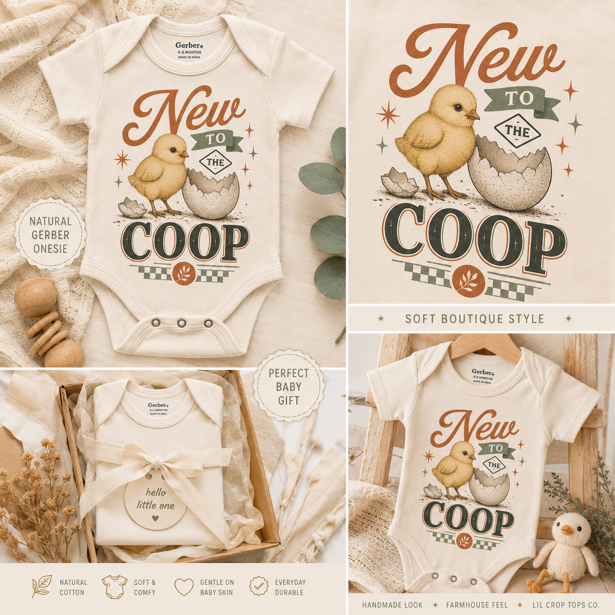 New to the Coop Onesie