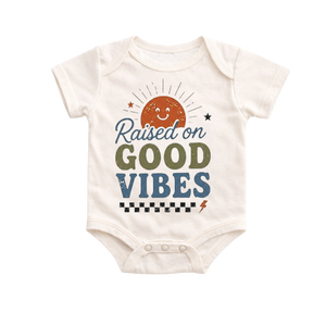 Raised on Good Vibes Onesie
