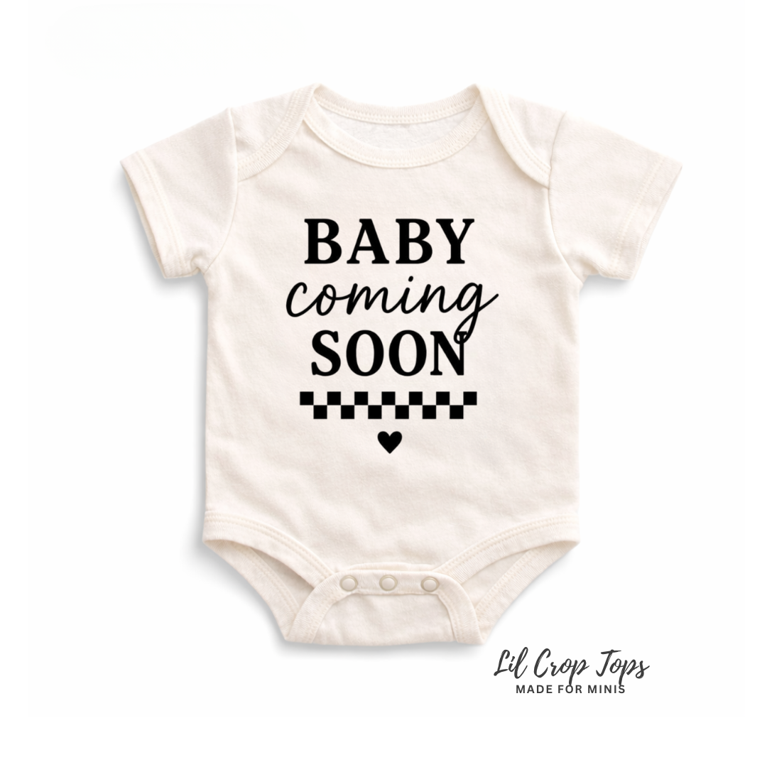 Baby Coming Soon Onesie