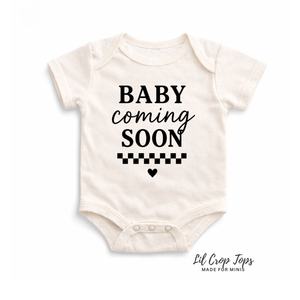 Baby Coming Soon Onesie