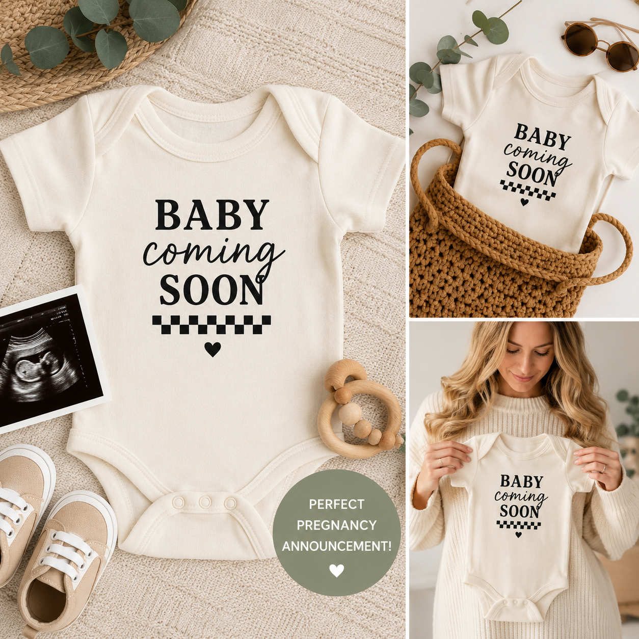 Baby Coming Soon Onesie