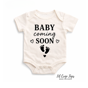 Baby Coming Soon Onesie