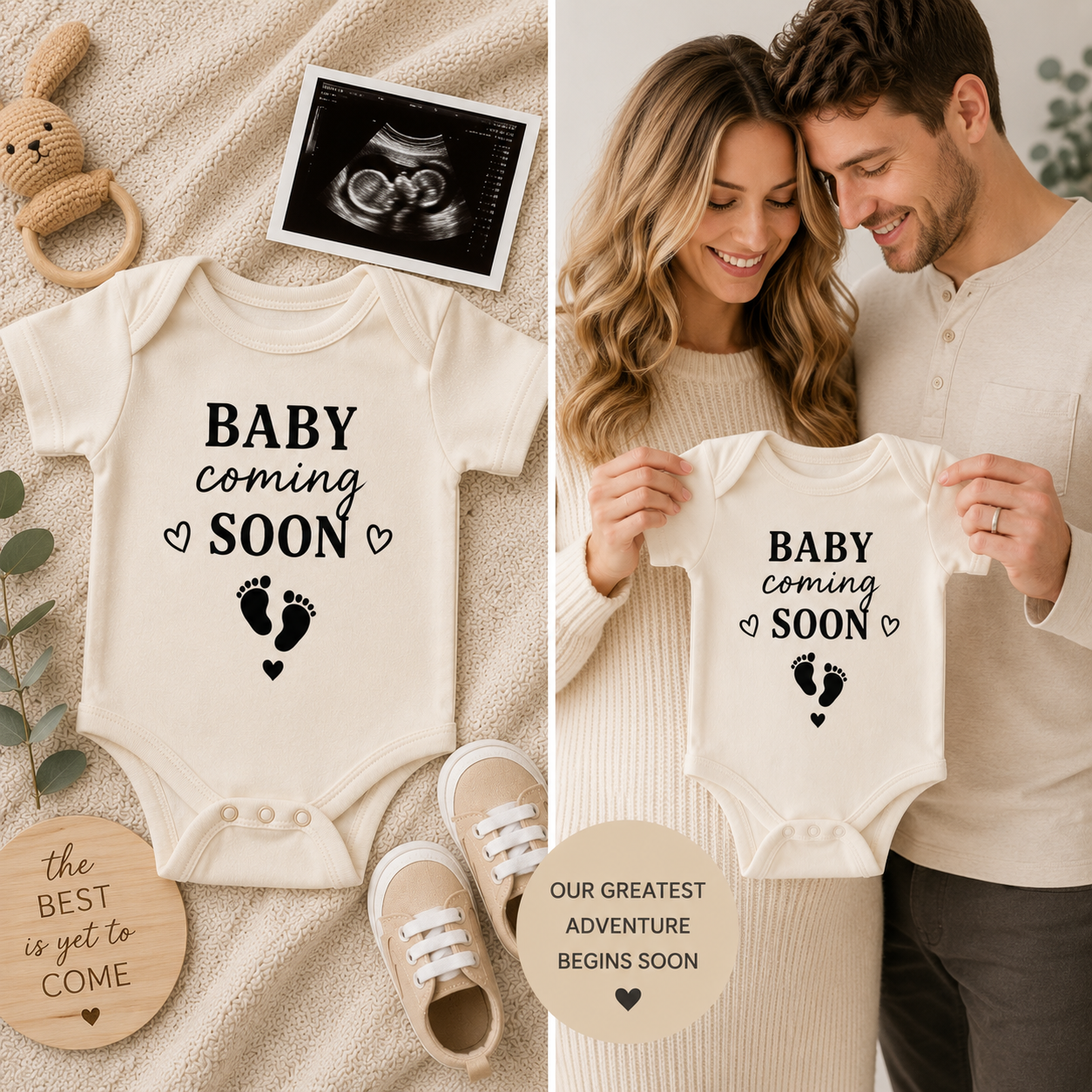 Baby Coming Soon Onesie