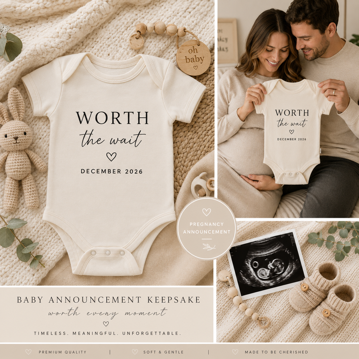 Worth The Wait Onesie