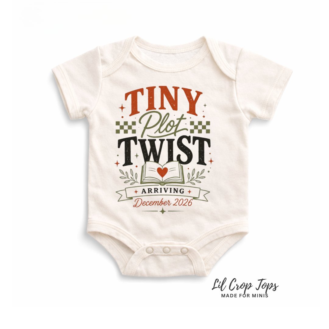 Tiny Plot Twist Onesie