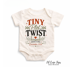 Tiny Plot Twist Onesie