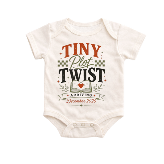 Tiny Plot Twist Onesie