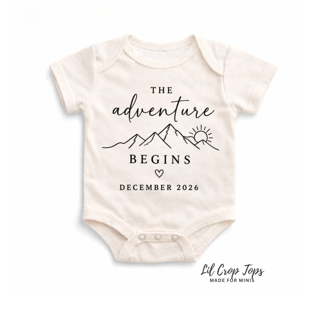 The Adventure Begins Onesie