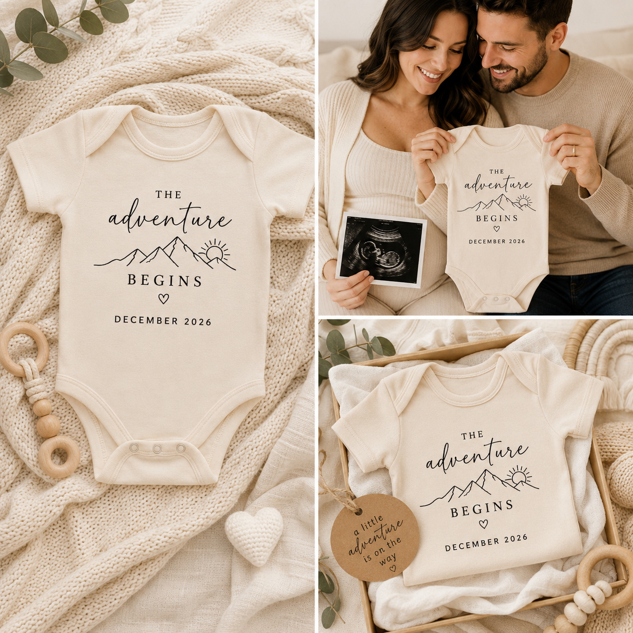 The Adventure Begins Onesie