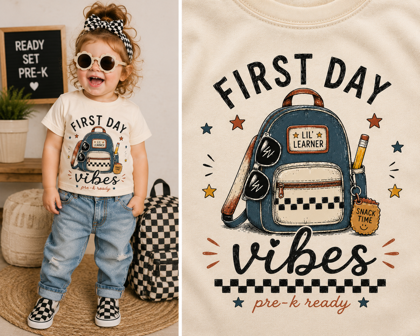 First Day Vibes - Pre K Toddler