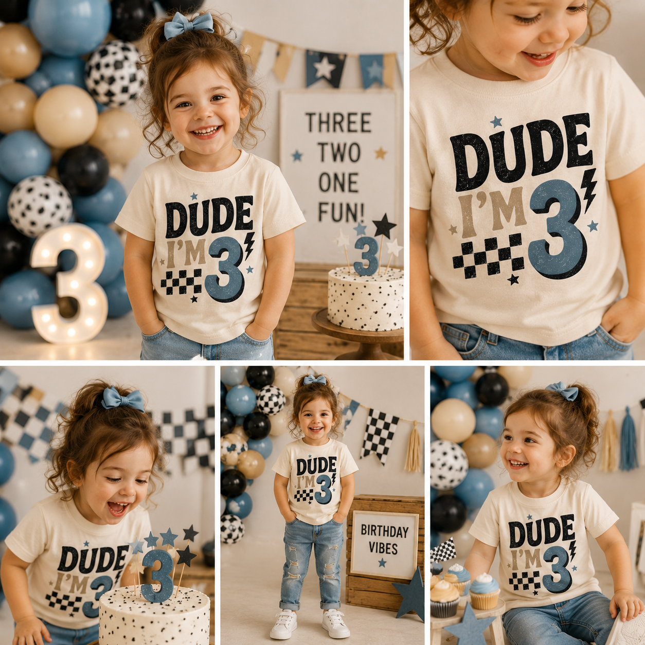 Dude I'm 3 Toddler