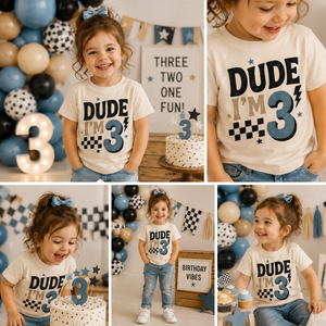 Dude I'm 3 Toddler