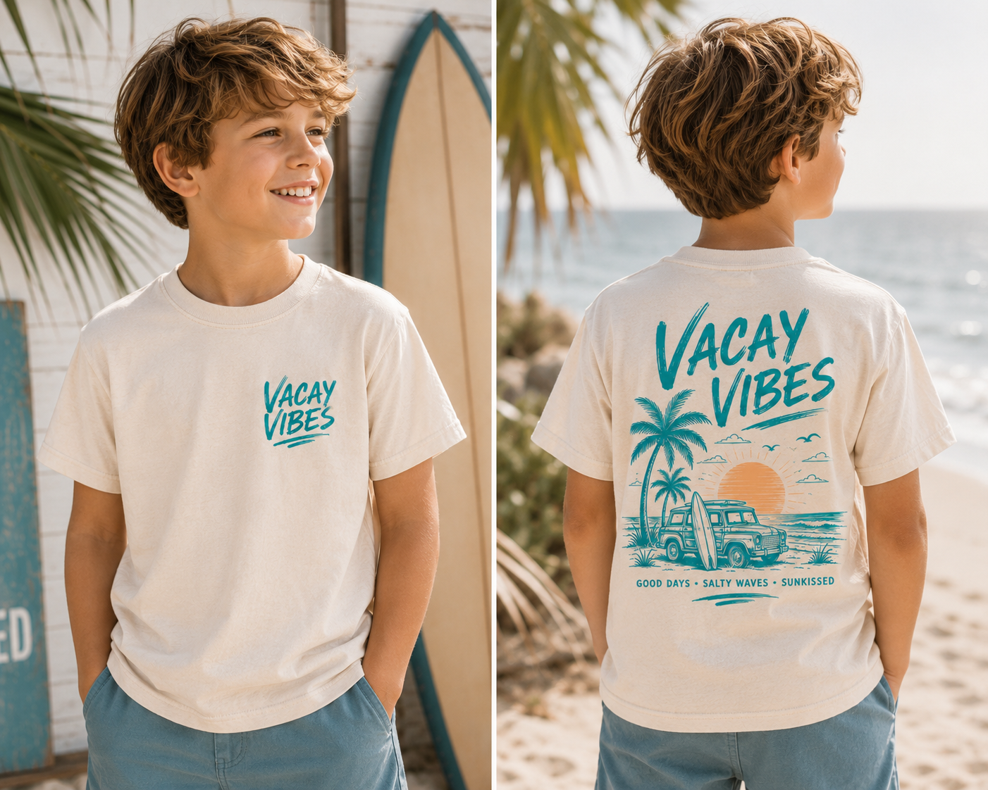 Vacay Vibes Beach Toddler