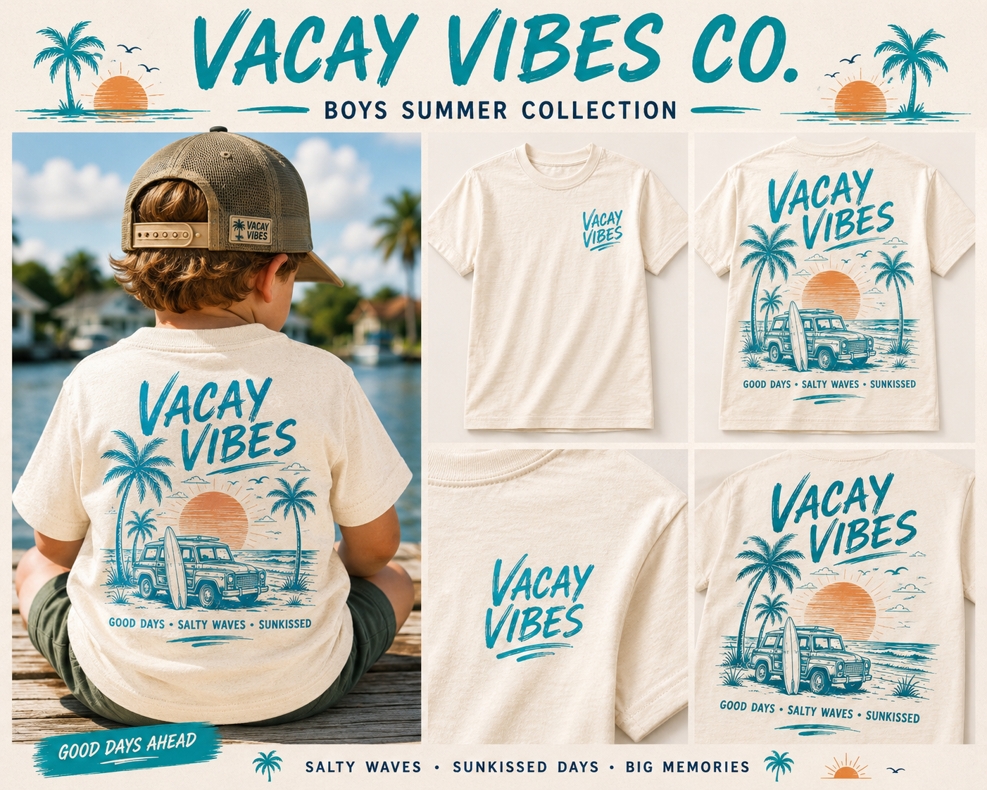 Vacay Vibes Beach Toddler