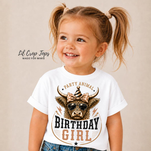 Party Animal Birthday Girl Toddler