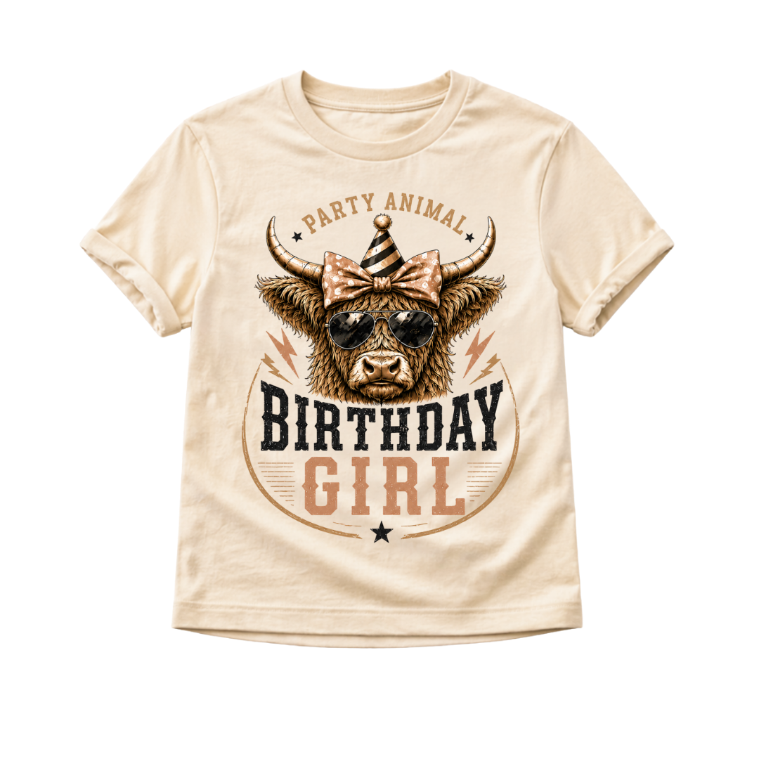 Party Animal Birthday Girl Toddler